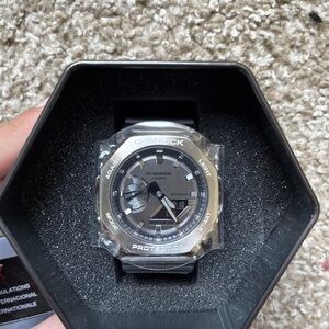Casio G-Shock Silver and Black Smartwatch